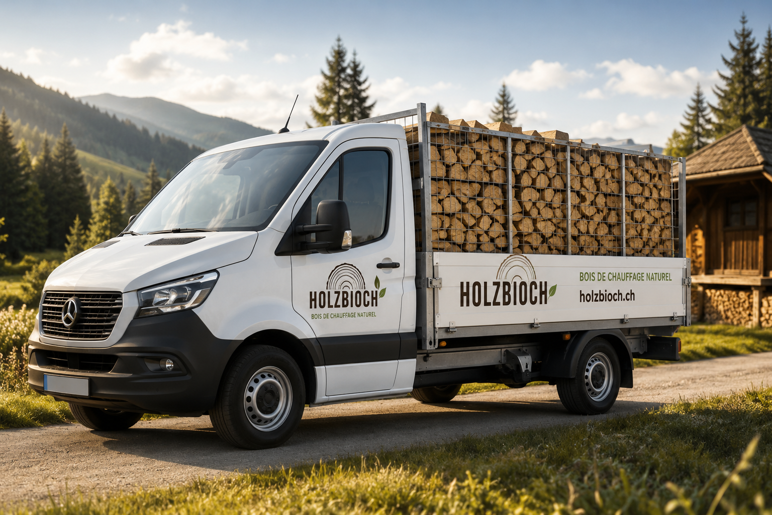 Livraison bois de chauffage HolzBioch partout en Suisse